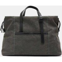 M&S Suede Weekend Bag Charcoal
