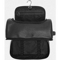 Autograph Leather Zip Washbag Black