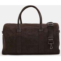 Autograph Suede Weekend Bag Dark Chocolate