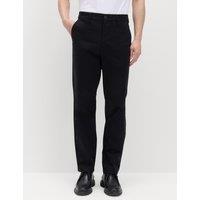 M&S 2 Pack Half Elasticated Waist Stretch Chinos Black
