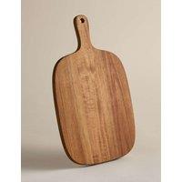 M&S Picky Bits Wooden Rectangular Serving Board Natural