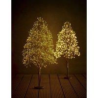 M&S Set of 2 3ft Twig Cluster Christmas Trees Black Mix