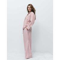 M&S Pure Cotton Striped Pyjama Bottoms Pink Mix