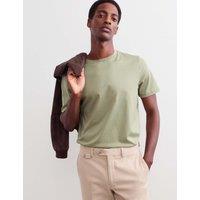 JAEGER Pure Cotton T-Shirt Sage