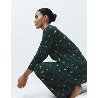 M&S Pure Cotton Printed Family Christmas Pyjama Set Dark Green Mix