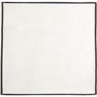 M&S Pure Silk Pocket Square White