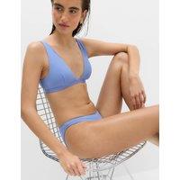 M&S Deep Plunge Bikini Top Hyacinth