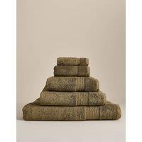 M&S Egyptian Cotton Towel Moss