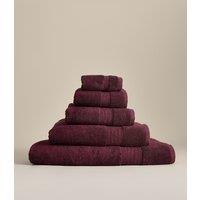 M&S Egyptian Cotton Towel Burgundy