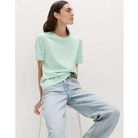 M&S Pure Cotton Everyday Fit T-Shirt Mint