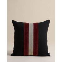 M&S X Kelly Hoppen Central Stripe Cushion Black Mix