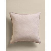 M&S Pure Linen Flange Trim Cushion Linen