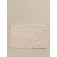 M&S Pure Cotton Tufted Bath Mat Linen