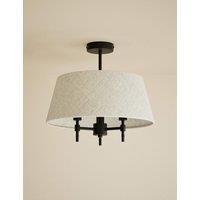 M&S Flush Ceiling Light Black