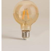 M&S Glass Decorative Globe Large Light Bulb Champagne
