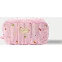 The Flat Lay Co. Marshmallow Makeup Box Bag Pink