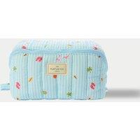 The Flat Lay Co. Marshmallow Makeup Box Bag Blue