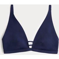 M&S Sculpt Plunge V-Neck Bikini Top Midnight