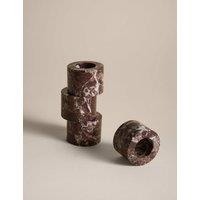 M&S Set of 4 Stone Napkin Rings Red