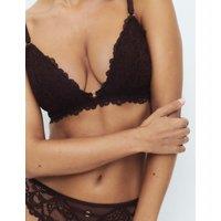 M&S Sabine Lace Non Wired Plunge Bra A-E Raisin
