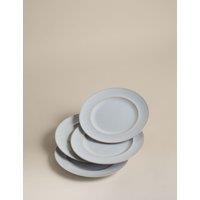 M&S Set of 4 Stow Dinner Plates White
