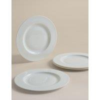 M&S Set of 4 Clarendon Side Plates White