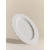 M&S Clarendon Fine Bone China Small Oval Platter White