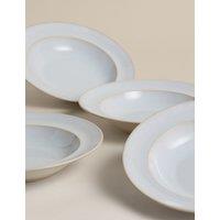 M&S Set of 4 Stow Pasta Bowls White