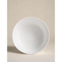 M&S Clarendon Fine Bone China Medium Serve Bowl White