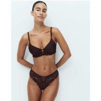 M&S Sabine Lace Wired Full Cup Bra A-E Raisin