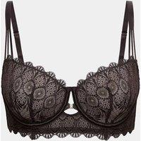 Autograph Adjustable Lace Wired Balcony Bra Dark Chocolate