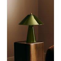 M&S Ceramic Table Lamp Green