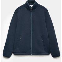 M&S Knitted Fleece Jacket Navy