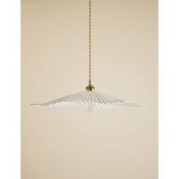 M&S Papier Mache Stingray Effect Easy Fit Light White