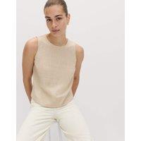 M&S Vest with Linen Beige