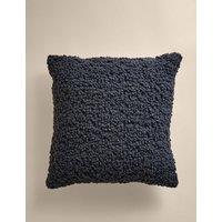 M&S Wool Rich Boucl Cushion Charcoal