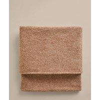 M&S Boucl Throw Caramel