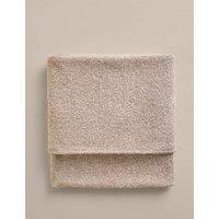 M&S Boucl Throw Linen