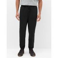 M&S Garment Dyed Pure Cotton Joggers Black