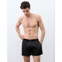 Autograph Satin Stretch Shorts Black