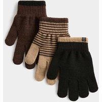 M&S Kids' 3 Pack Magic Gloves Green Mix