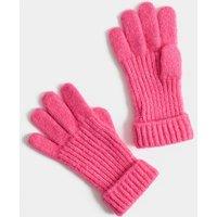 M&S Kids Ribbed Gloves Pink Mix