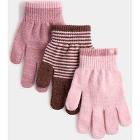 M&S Kids' 3 Pack Magic Gloves Pink Mix