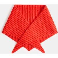 M&S Kids Triangle Ribbed Knit Scarf Orange