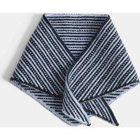 M&S Kids Triangle Striped Scarf Blue Mix