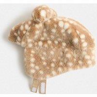 M&S Baby Faux Fur Trapper Hat (0-6 Yrs) Brown Mix