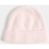 M&S Baby Ribbed Beanie Hat (0-3 Yrs) Pink