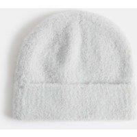 M&S Baby Ribbed Beanie Hat (0-3 Yrs) Grey