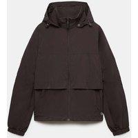 Goodmove Stormwear Funnel Neck Rain Jacket Dark Oak