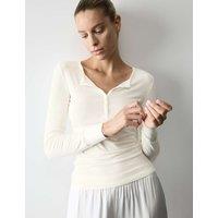 Autograph Modal Henley Pyjama Top Ivory